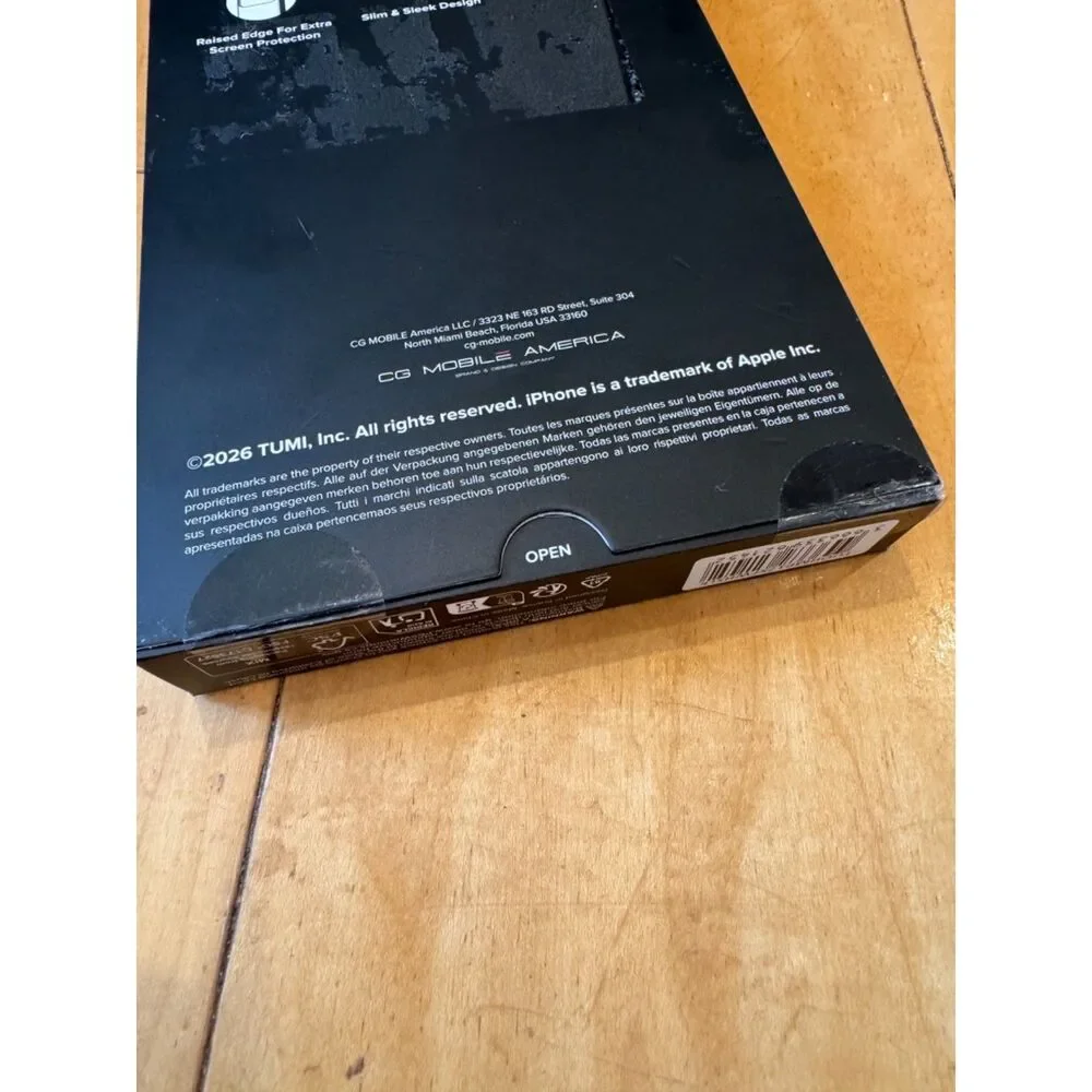 NIB Tumi iPhone 17 Pro Max MagSafe Black Phone Case Cover Sleek Protective